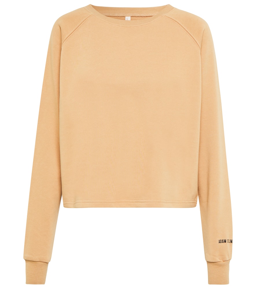 Adam Selman Sport Boxy cotton-blend sweatshirt