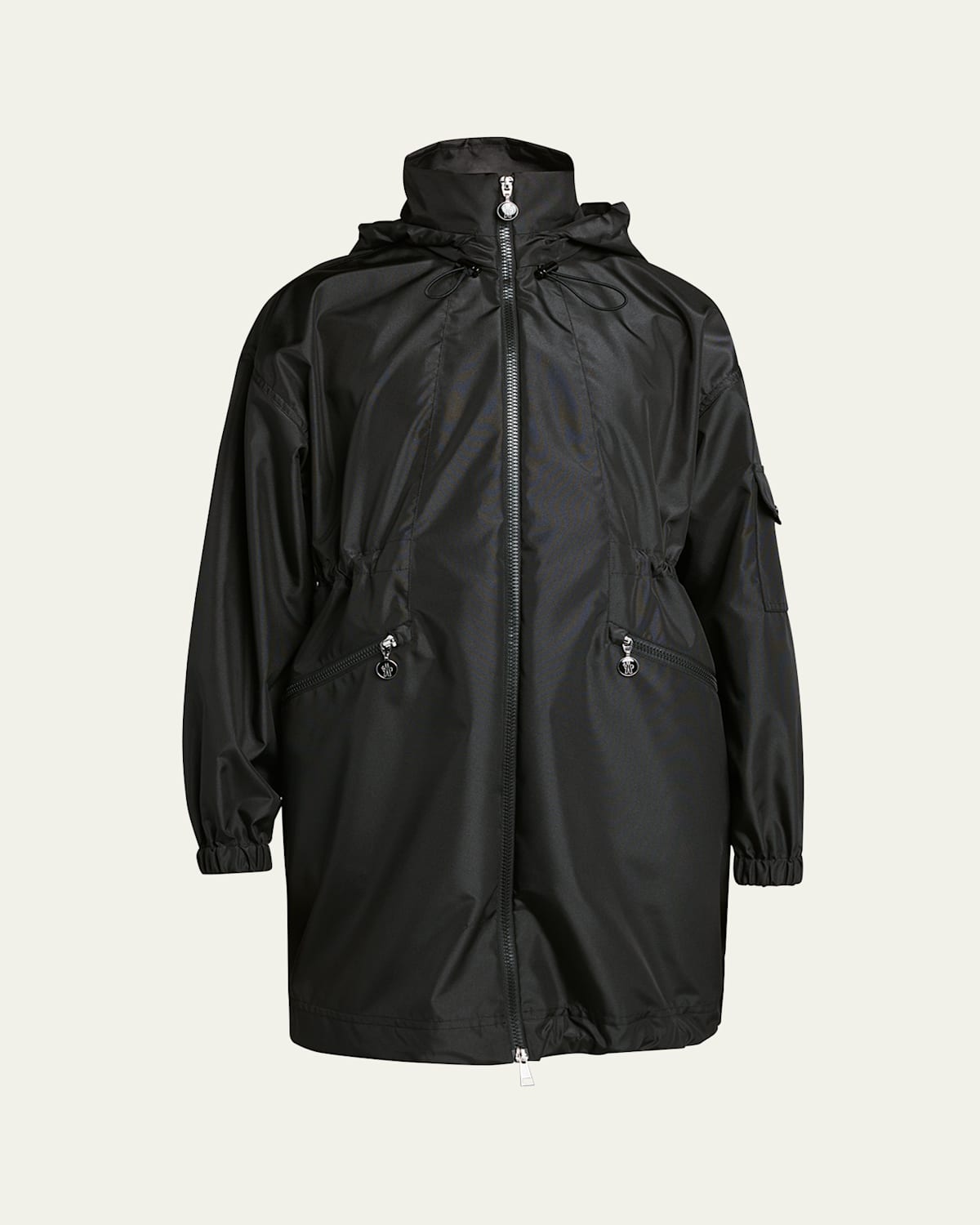 Adhemar Water-Repellent Long Parka Jacket