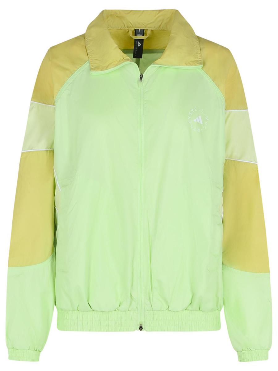 Adidas By Stella McCartney 'Track' Green Polyester Sweatshirt