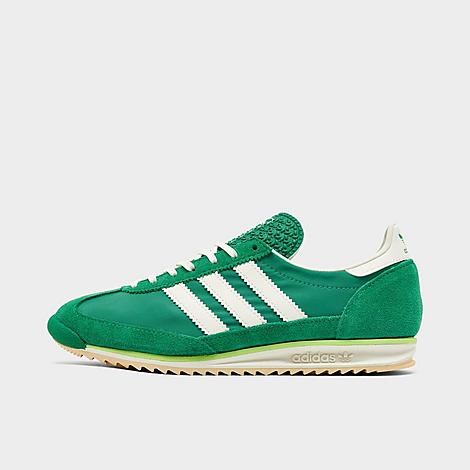 Adidas Women's Originals SL 72 Casual Shoes in Green/Court Green Size 5.0 Leather/Nylon