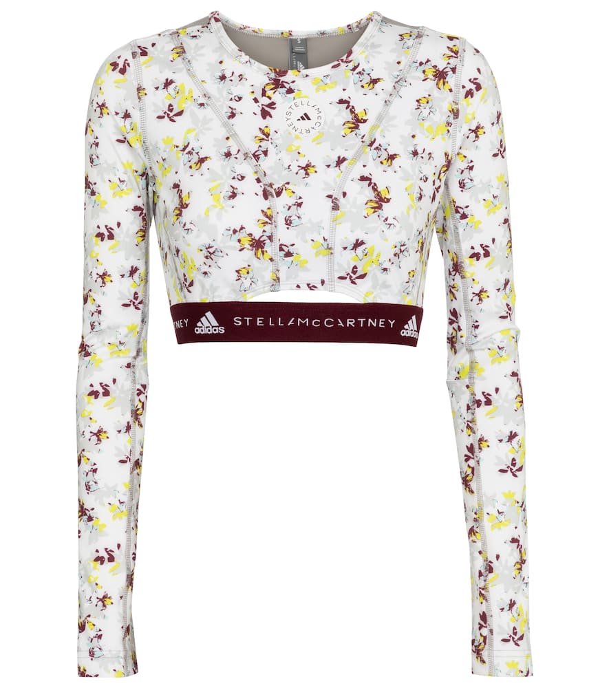 Adidas by Stella McCartney Future Playground floral crop top