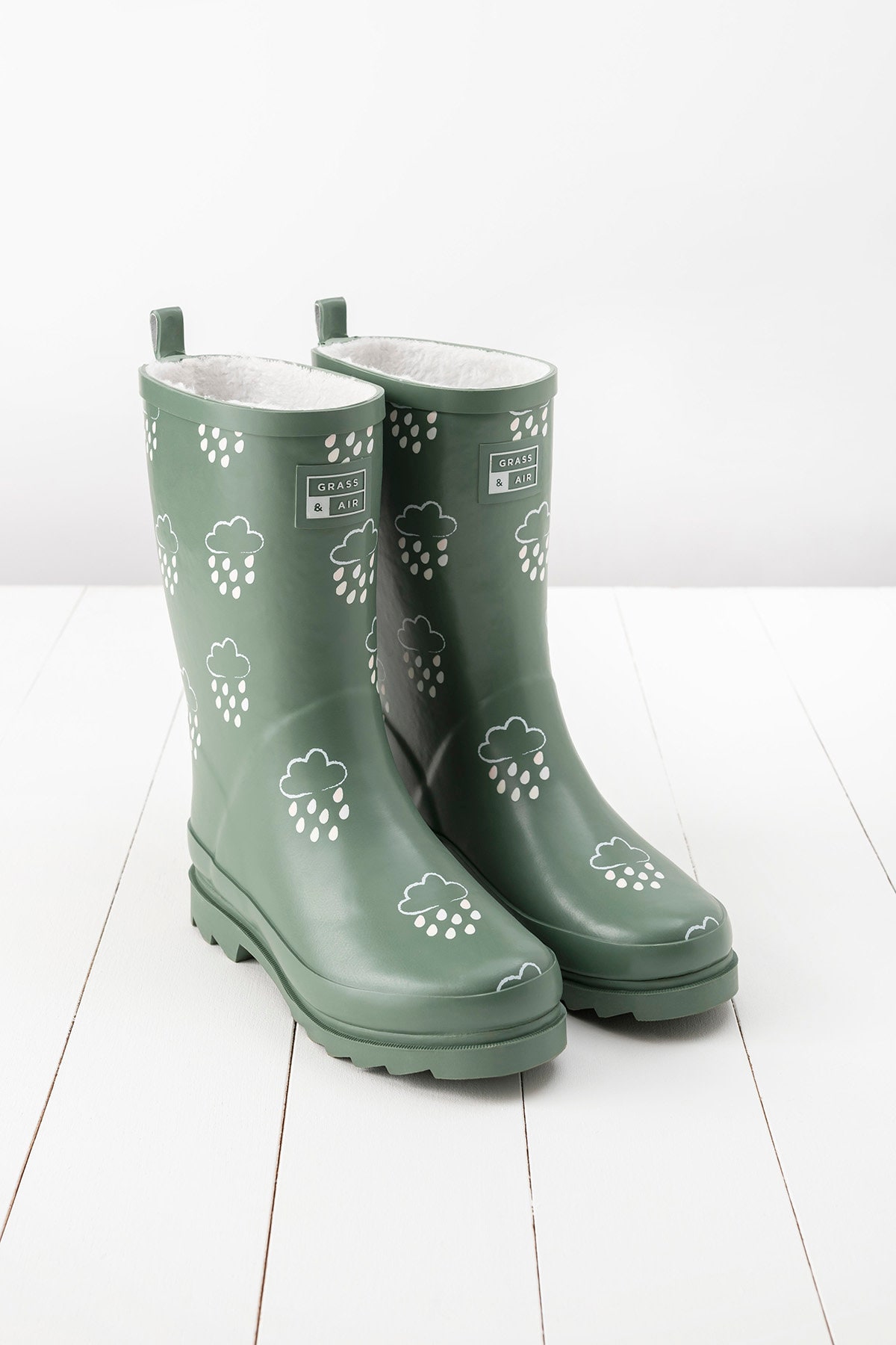 Adult Wellies Khaki, Grass & Air Colour-Changing Unisex Winter Wellies, Adult, Welly Boots, Rain Khaki Green