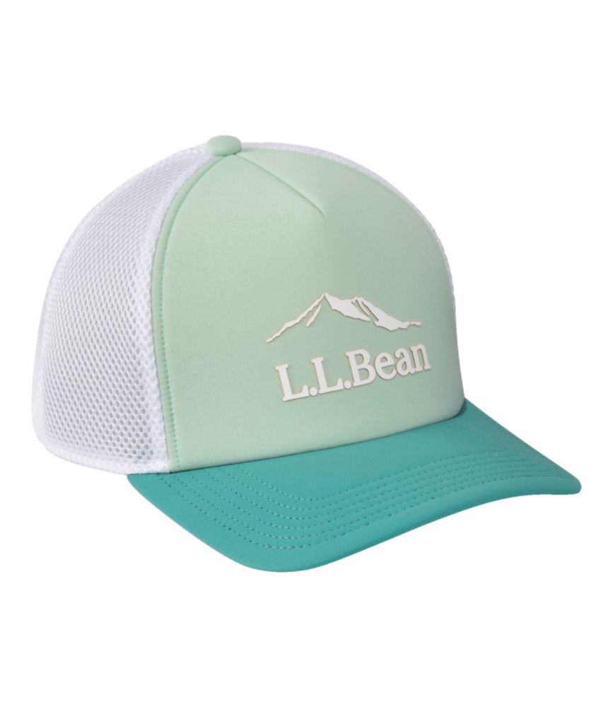 Adults' Beanlight Floating Trucker Hat Pastel Lichen/Blue-Green OSFA, Synthetic/Nylon L.L.Bean