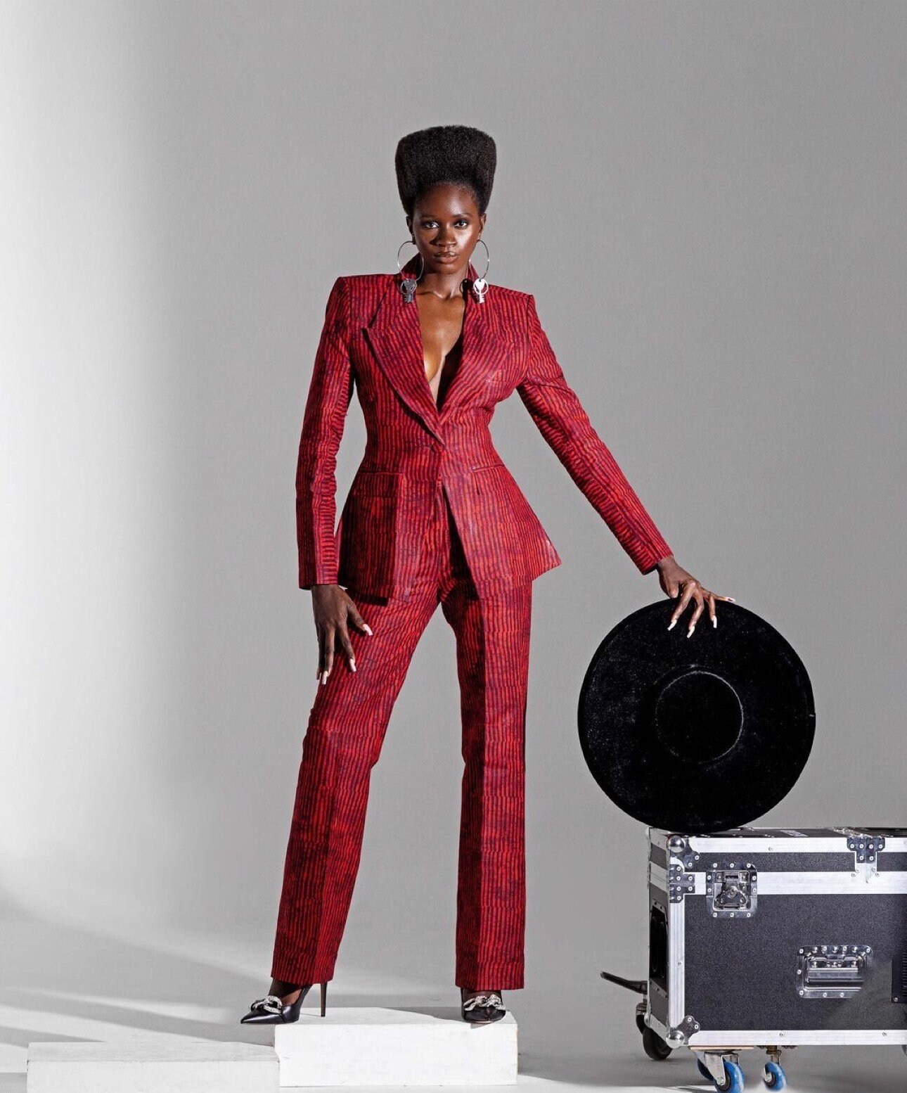 African Tailored Suit, Structured Ankara Jacket, Outfit, Pants & Jacket Set Blazer, Clothing