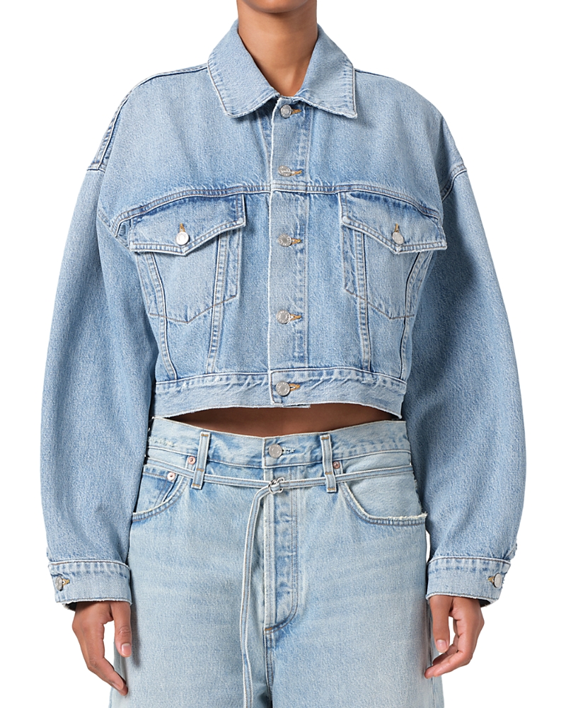 Agolde Palmer Cropped Denim Jacket