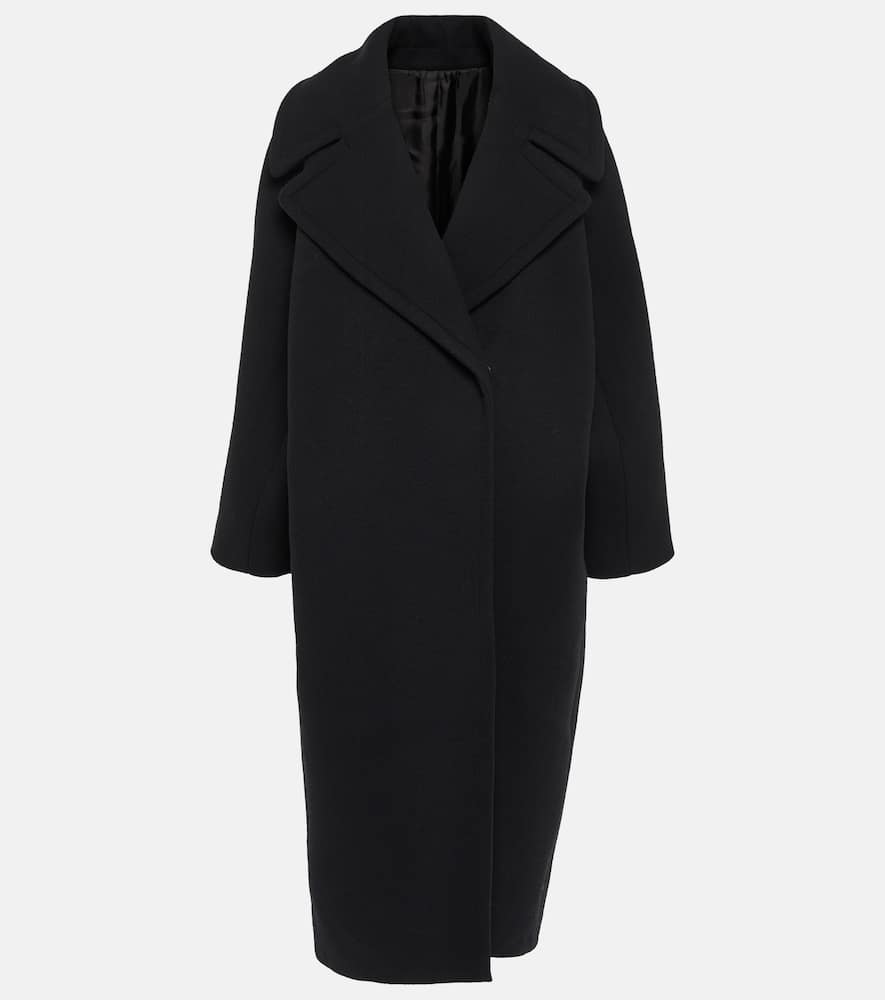 Alaïa Cocoon wrap wool coat