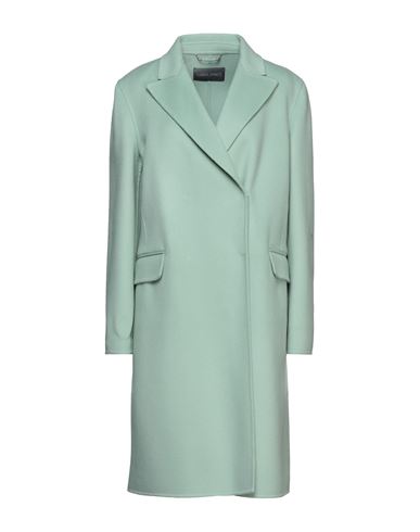 Alberta Ferretti Woman Coat Light green Size 4 Virgin Wool, Polyamide