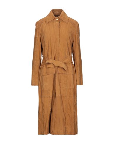 Alberta Ferretti Woman Overcoat & Trench Coat Camel Size 4 Goat skin