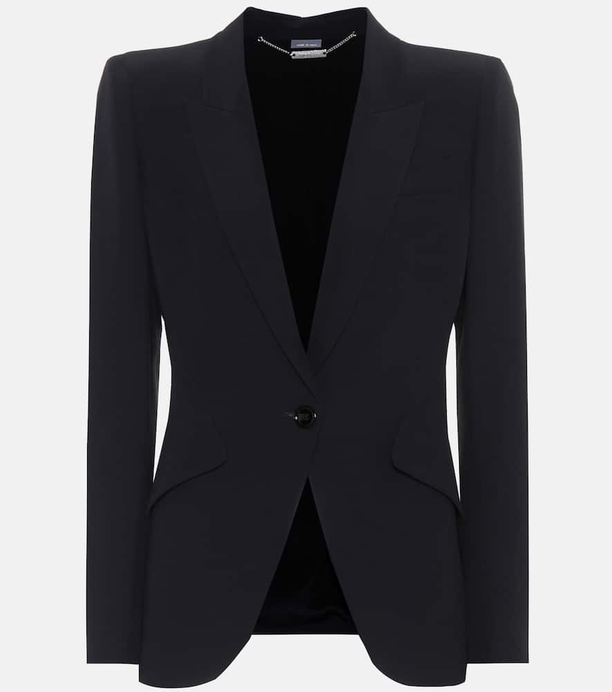 Alexander McQueen Crêpe blazer