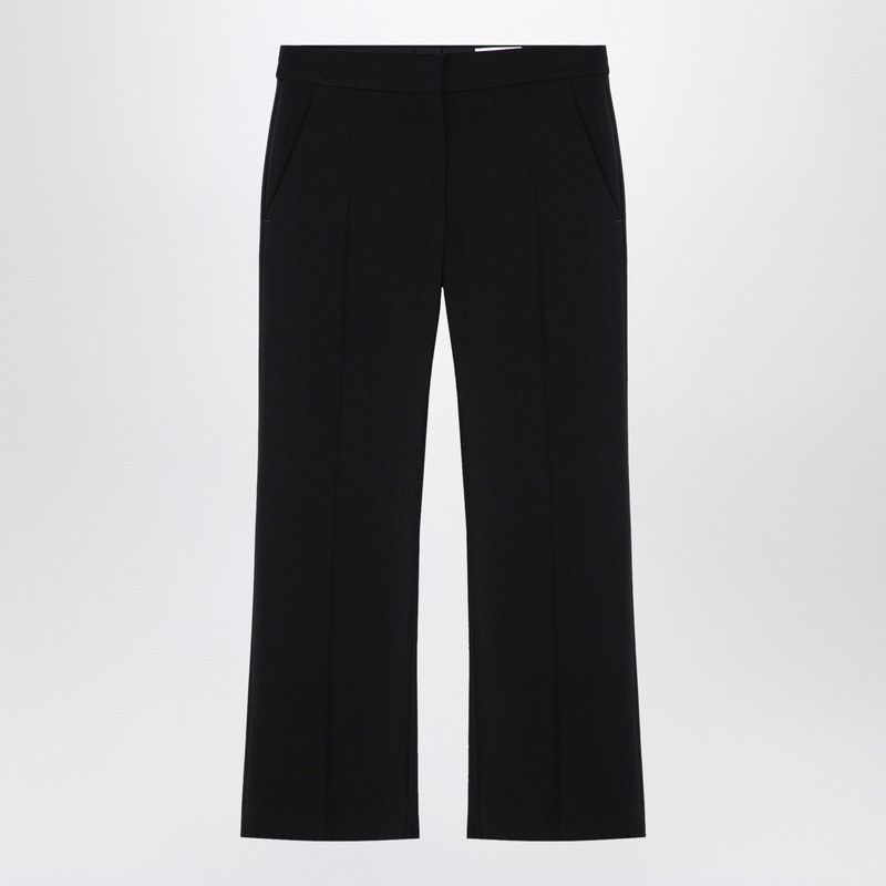 Alexander Mcqueen Black Tailored Trousers In Wool, Women's (Size 27)