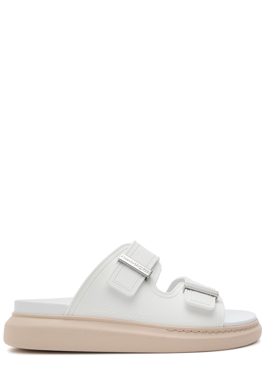 Alexander Mcqueen Hybrid Rubber Sliders - White - 41 (IT41 / UK8)