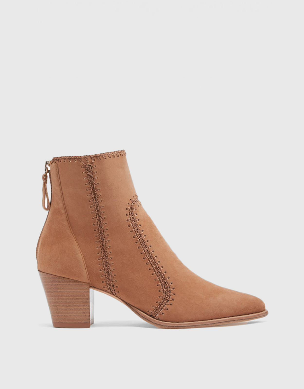 Alexandre Birman Benta Suede Leather Mid-Heeled Ankle Boots - 40