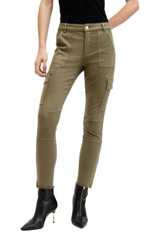 AllSaints Duran Camp Skinny Cargo Pants in Khaki Green at Nordstrom, Size 24