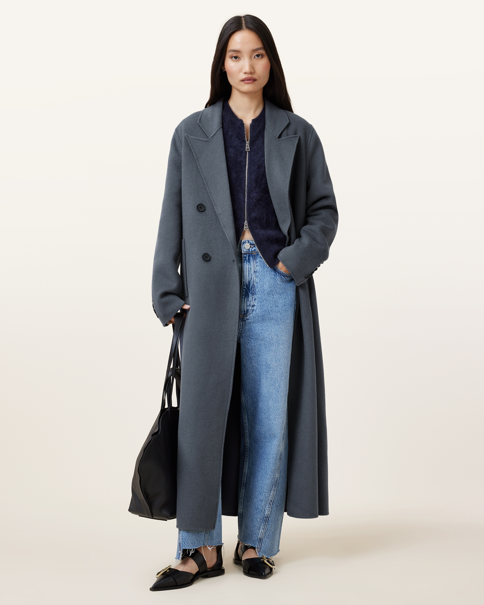 AllSaints Pheebee Oversized Trench Coat