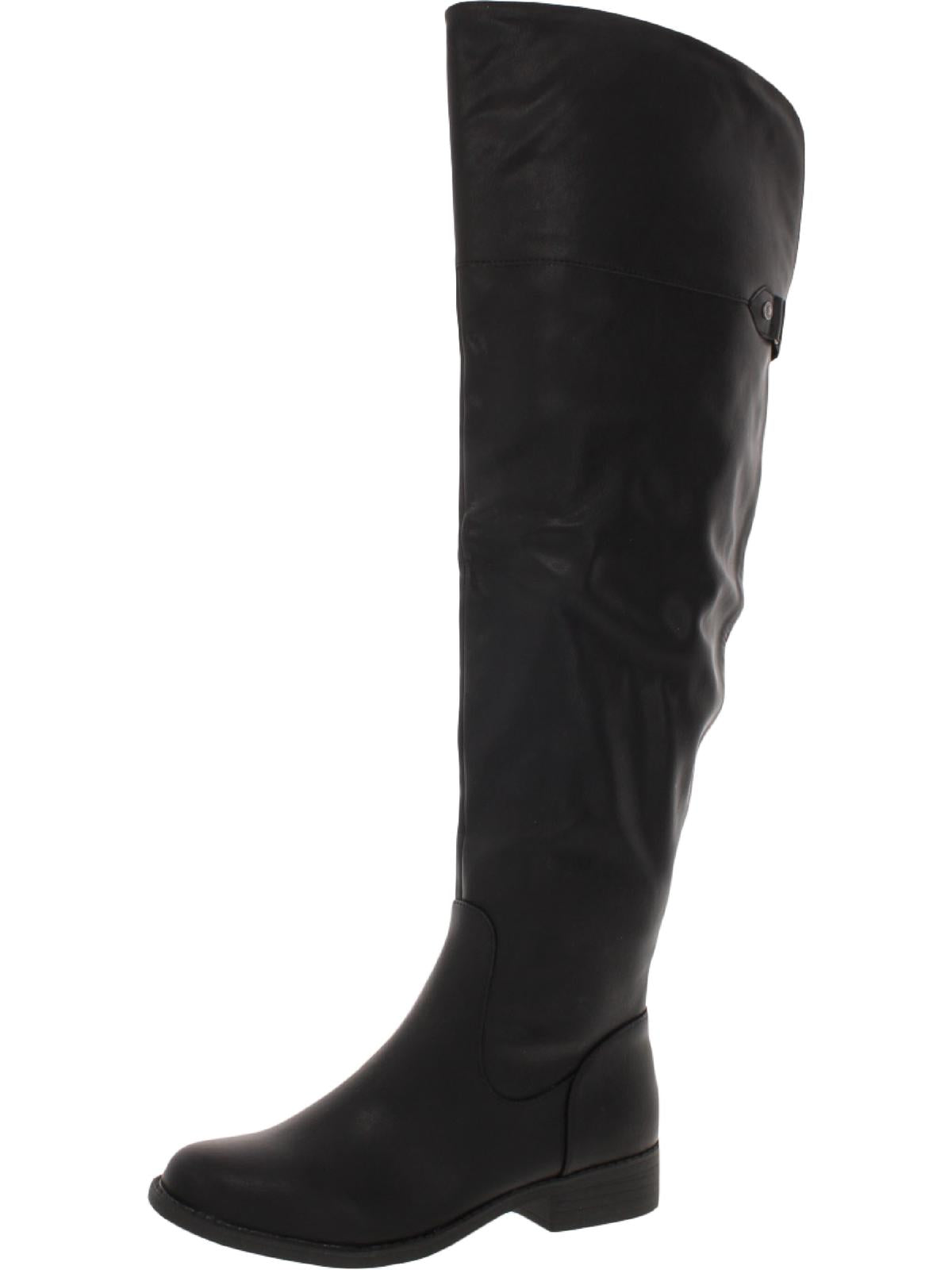 Allicce Womens Wide Calf Tall Knee-High Boots