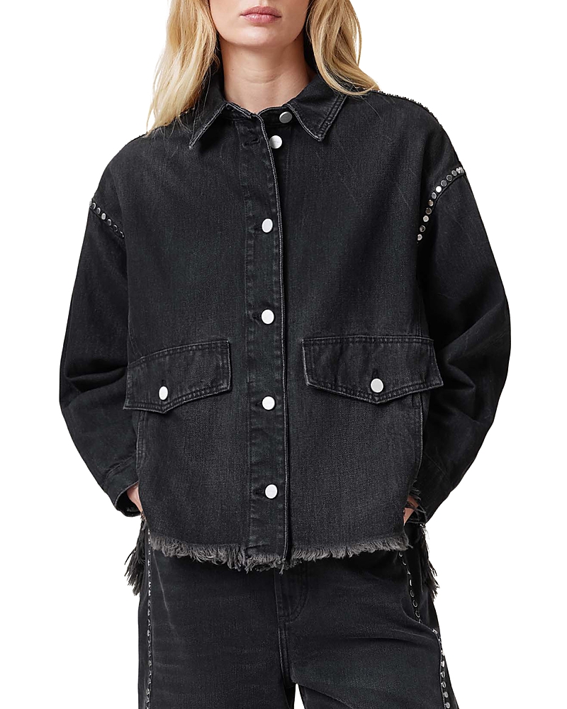 Allsaints Hettie Stud Denim Jacket