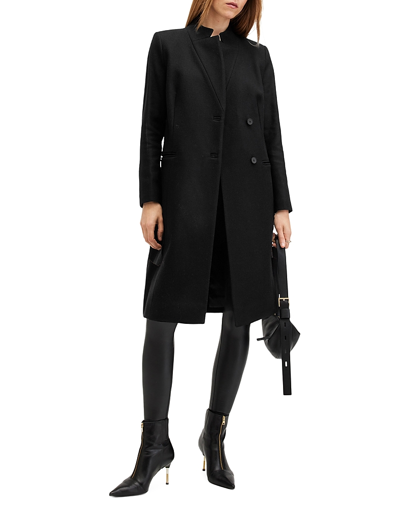 Allsaints Sidney Wool Cashmere Blend Tailored Coat