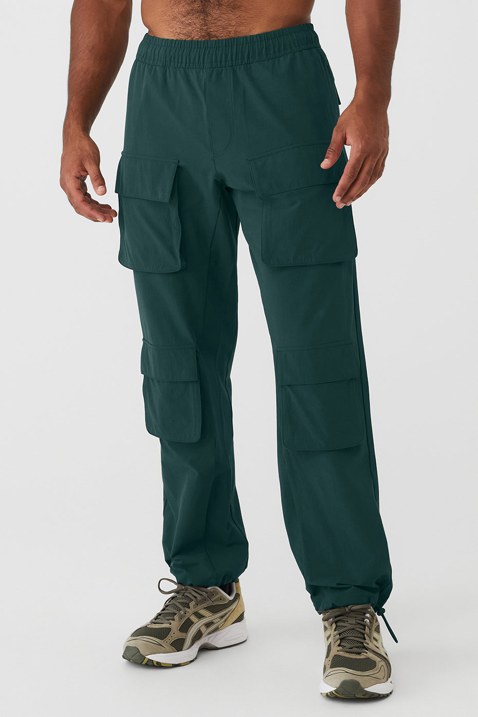 Alo Yoga | Cargo Venture Pants in Midnight Green, Size: Small