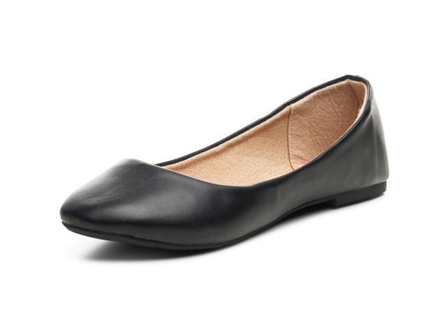 Alpine Swiss Pierina Womens Classic Round Toe Ballet Flats Work Slip On Shoes