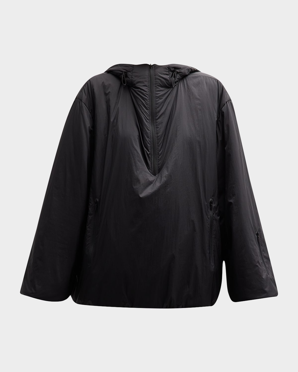 Althena Padded Hooded Quarter-Zip Track Jacket