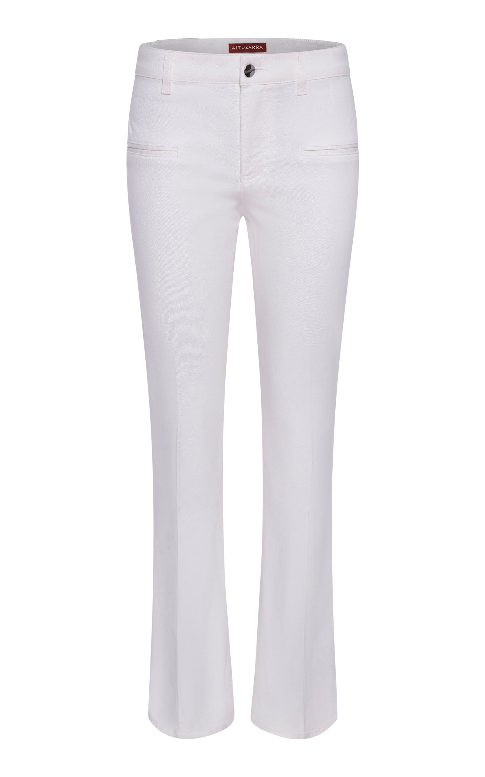 Altuzarra - Serge Denim Bootcut Pants - White - FR 40 - Moda Operandi