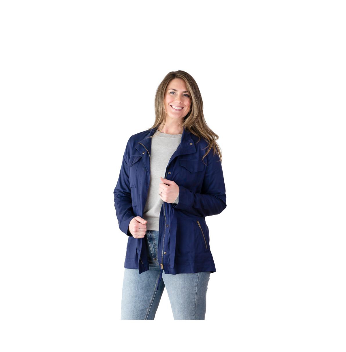 Amalli Talli Women's Mabel Tall Utility Jacket - Navy