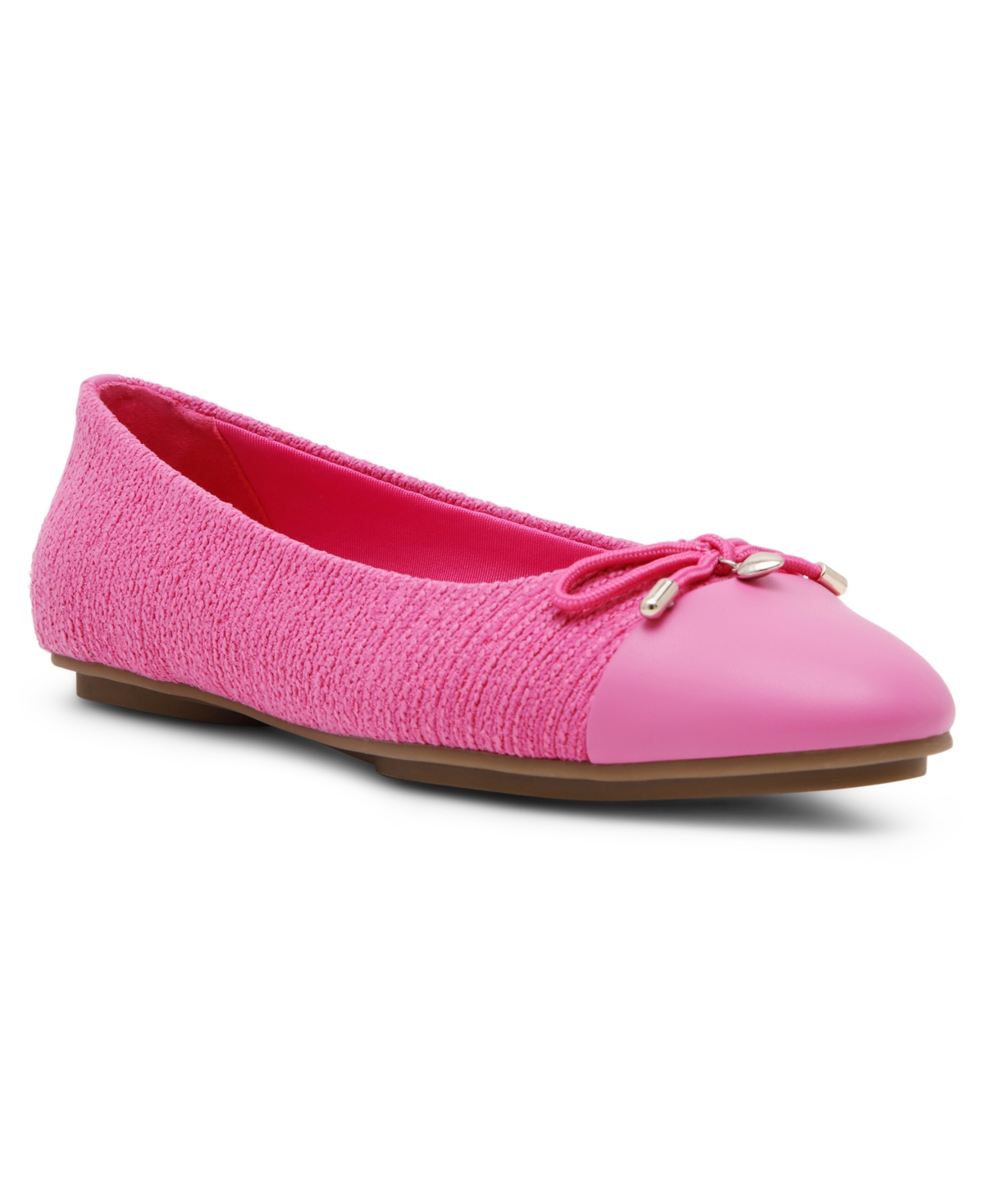 Anne Klein Women's Luci Cap Toe Ballet Flats - Pink Multi