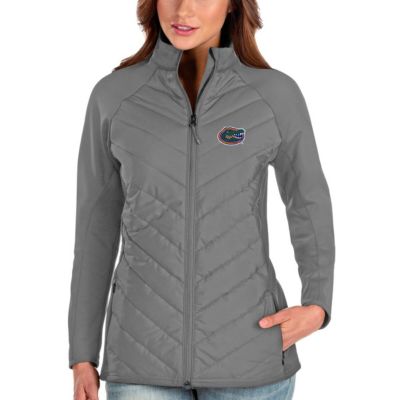 Antigua NCAA Florida Gators Altitude Puffer Full-Zip Jacket, Grey, Medium