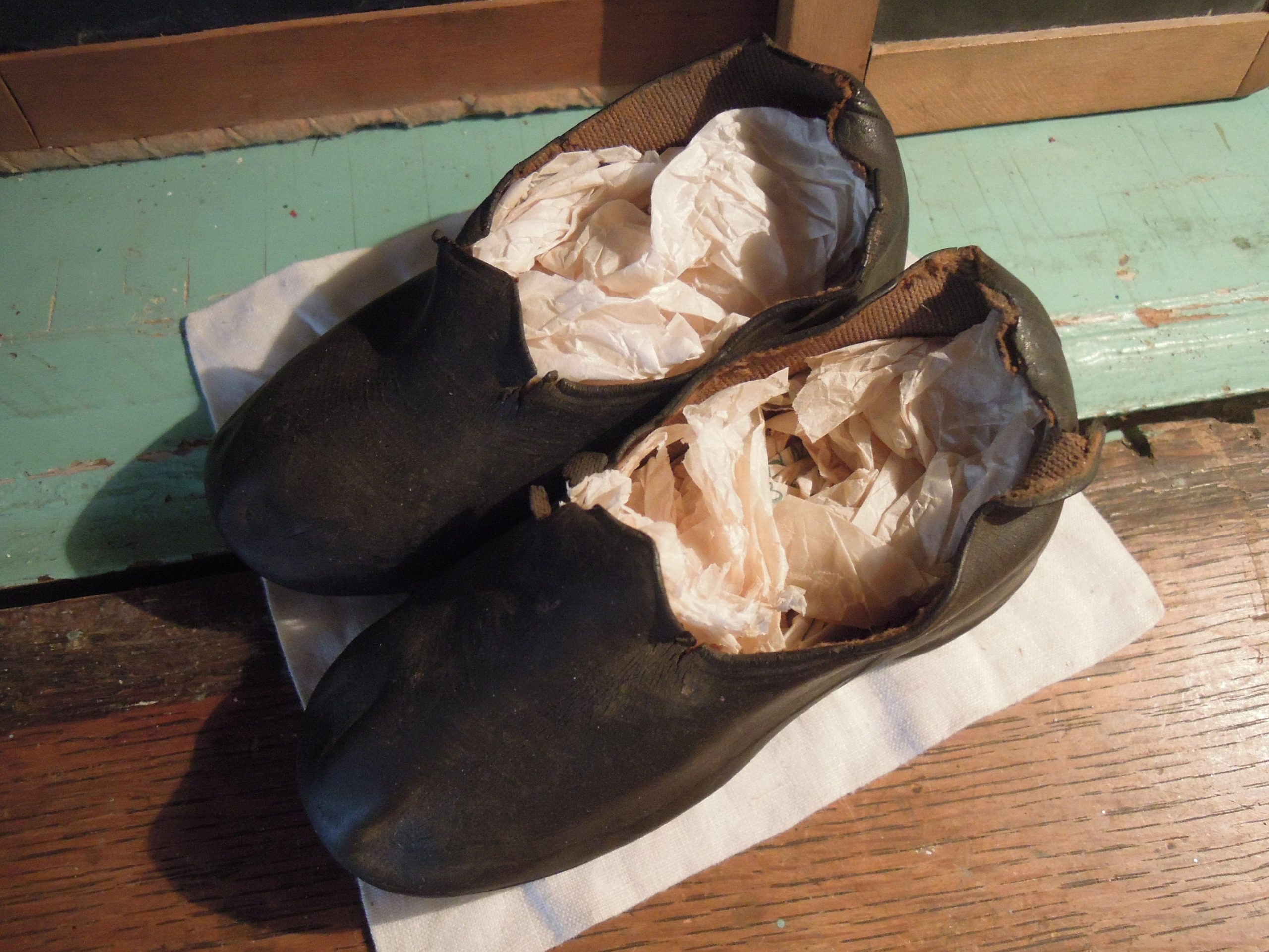 Antique Childs Rubber Shoes/Boston Shoe Company Vintage Baby Galoshes Rain Boots