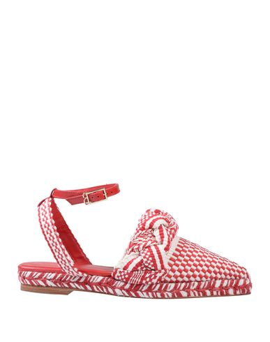 Antolina Paris Woman Espadrilles Red Size 7 Textile fibers