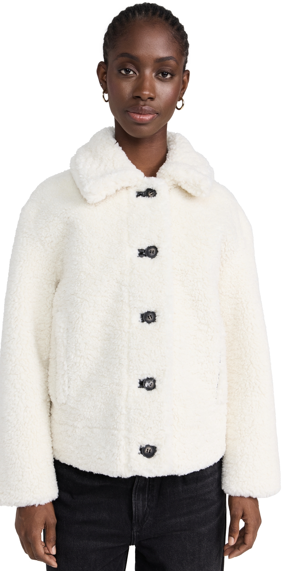 Apparis Charlie Reversible Short Coat Blanc L