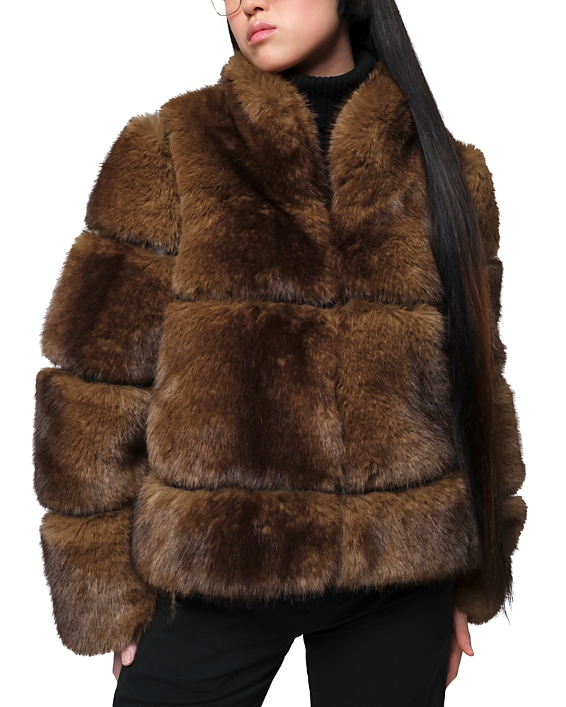 Apparis Sai Faux Fur Short Coat