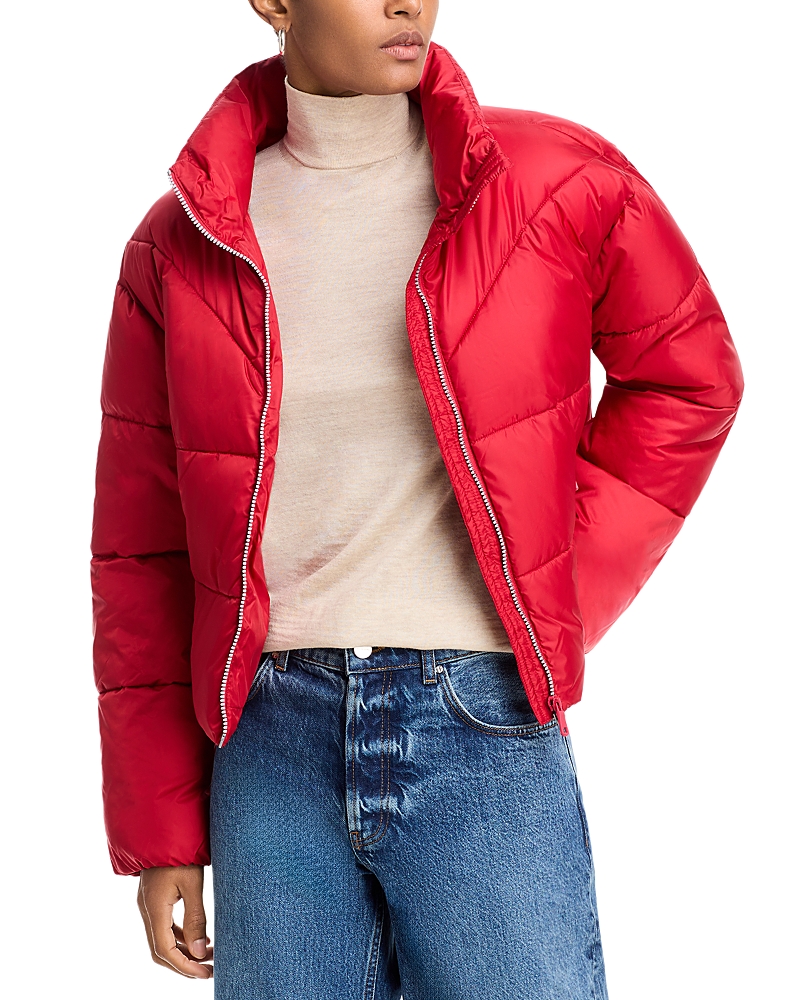 Aqua Cire Crop Pad Puffer Coat - Exclusive