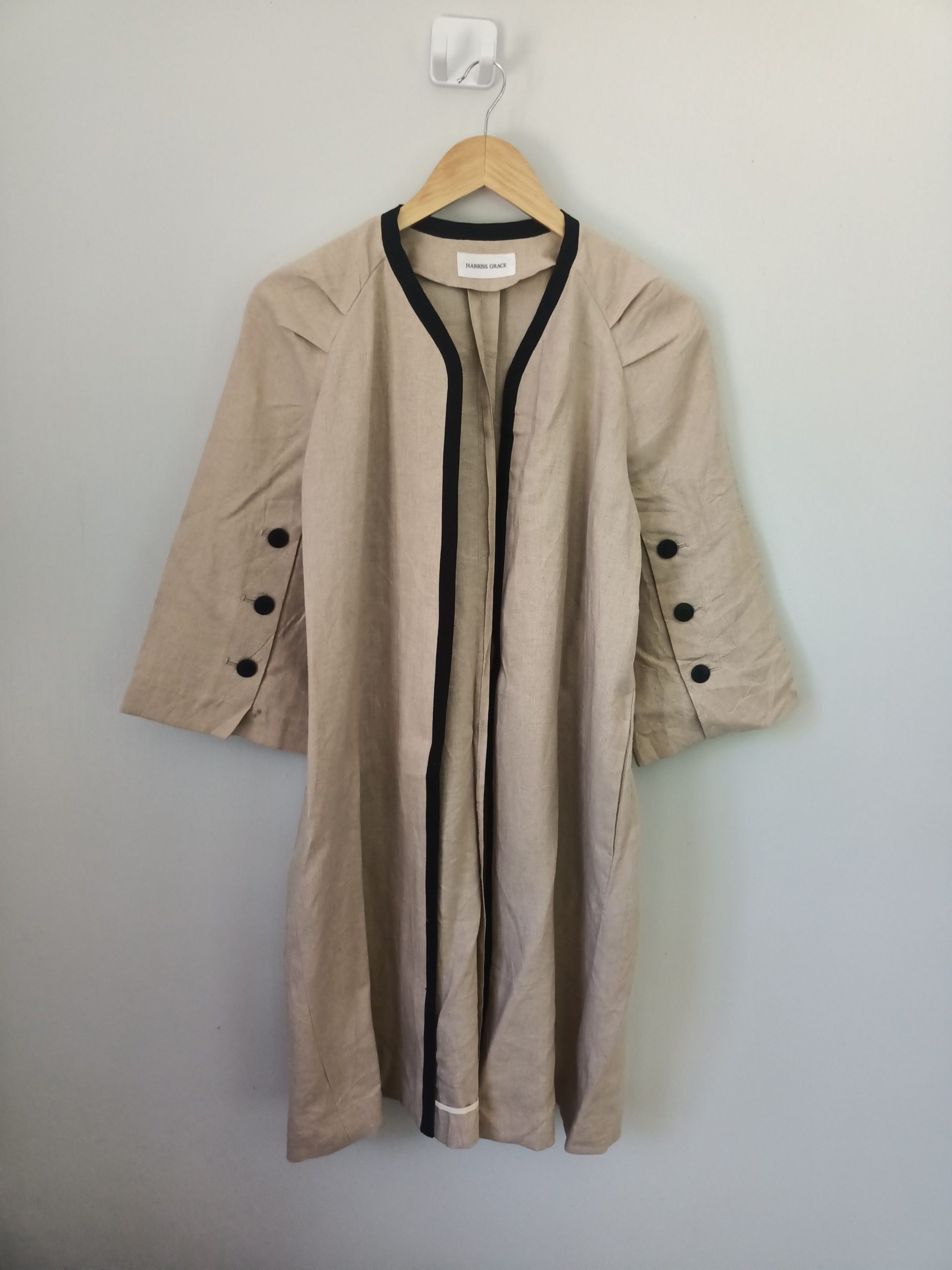 Archival Clothing x If Six Was Nine Harris Grace Beige Duster Coat Made In Japan, Women's (Size XS)