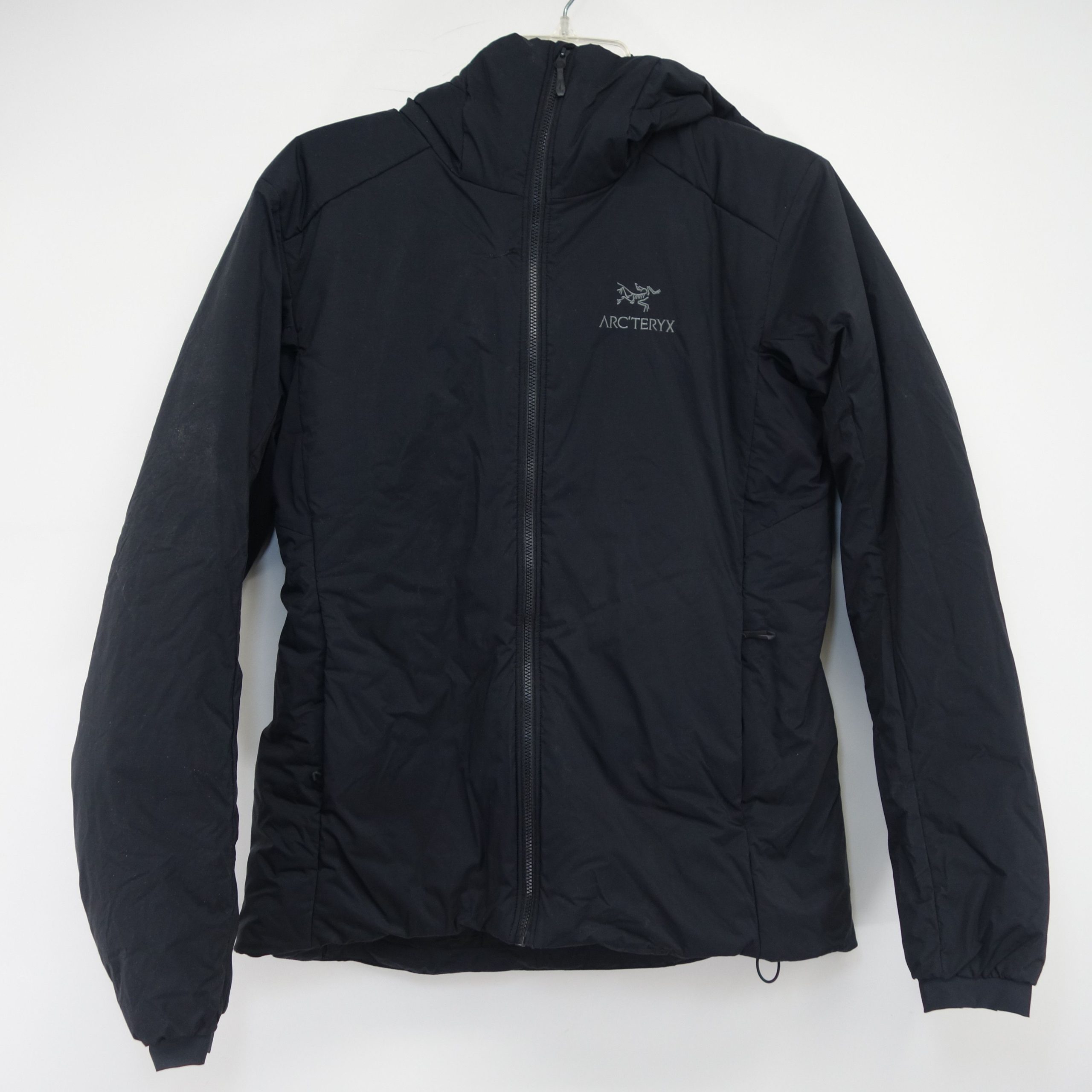 Arcteryx Black Atom Ar Hoody Hooded Lightweight Jacket Coat Size M, Women's