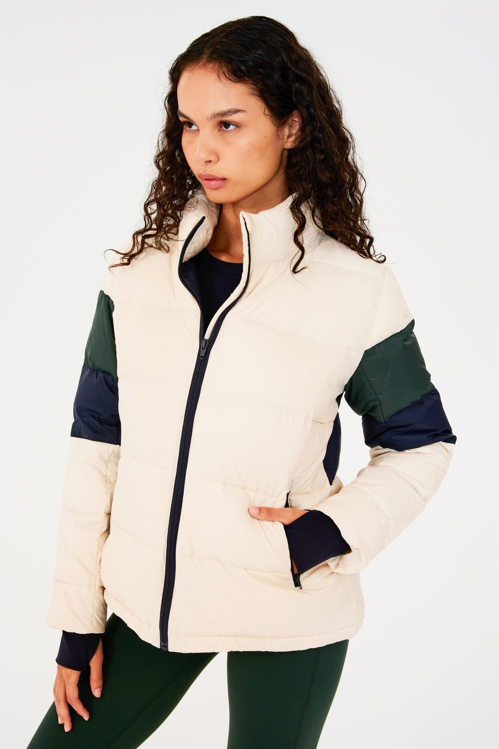 Arden Puffer Jacket - Vintage White