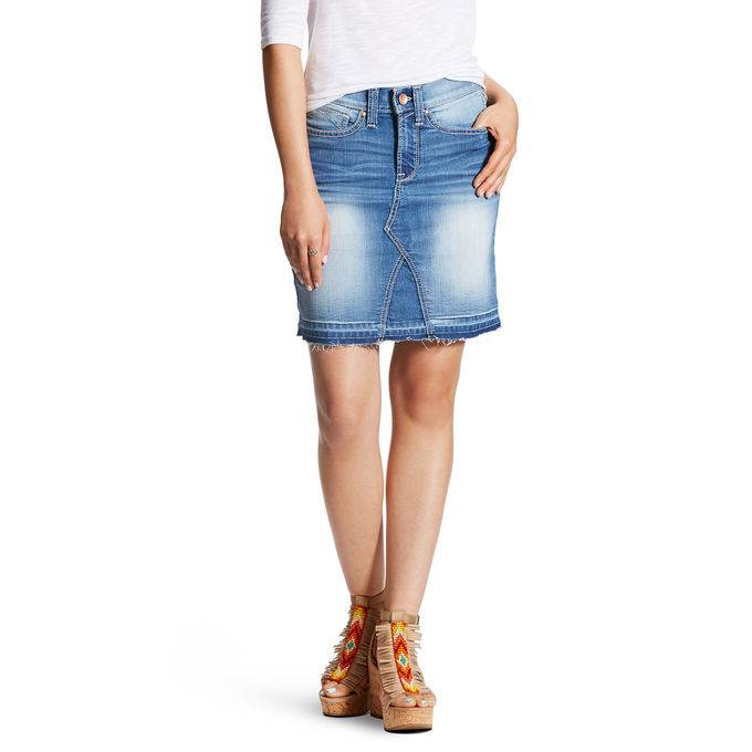 Ariat Ladies Ella Deconstructed Denim Skirt