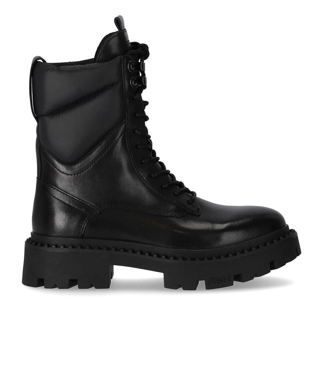 Ash Gotta Black Combat Boot