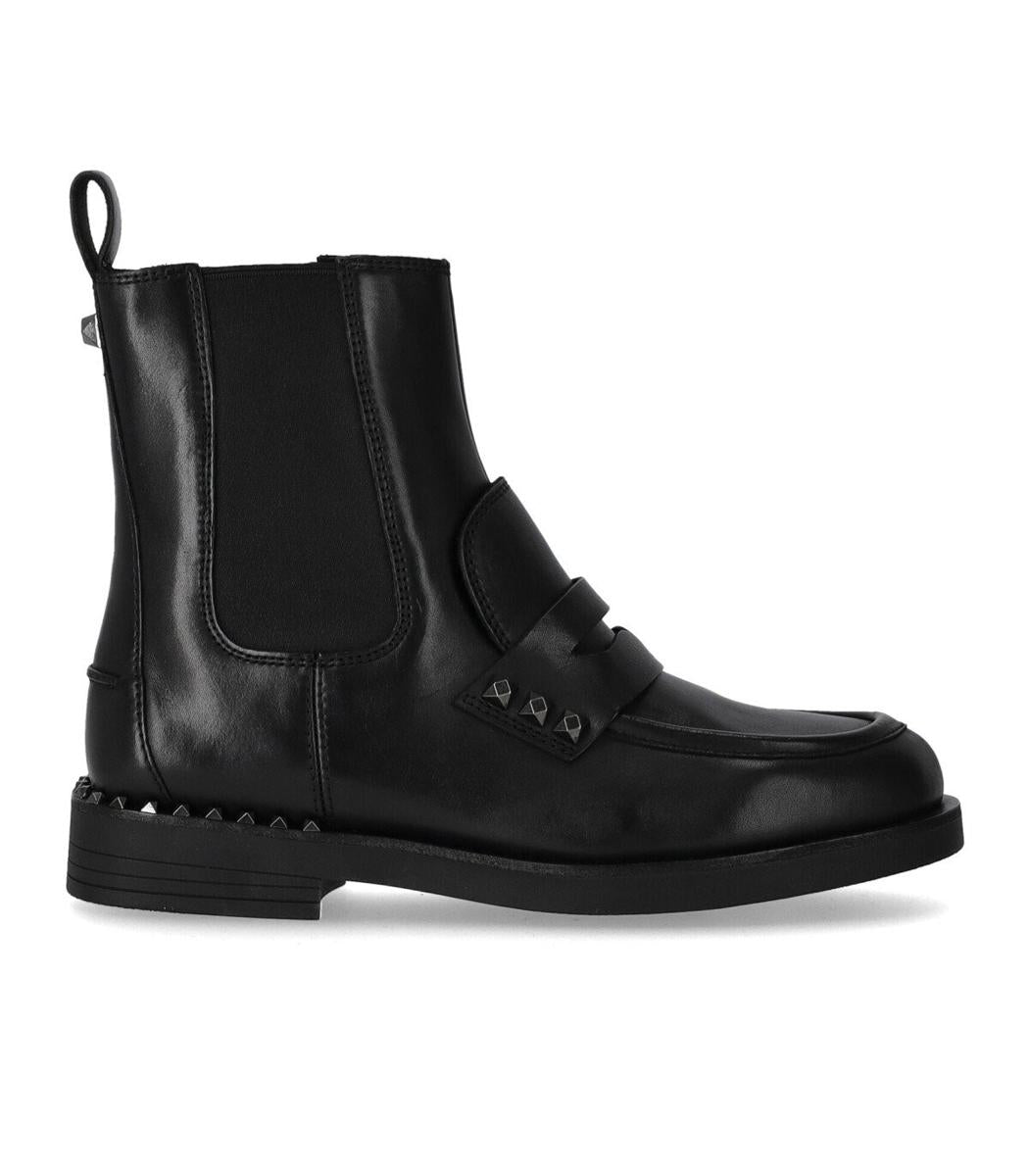 Ash Wings Studs Black Chelsea Boot