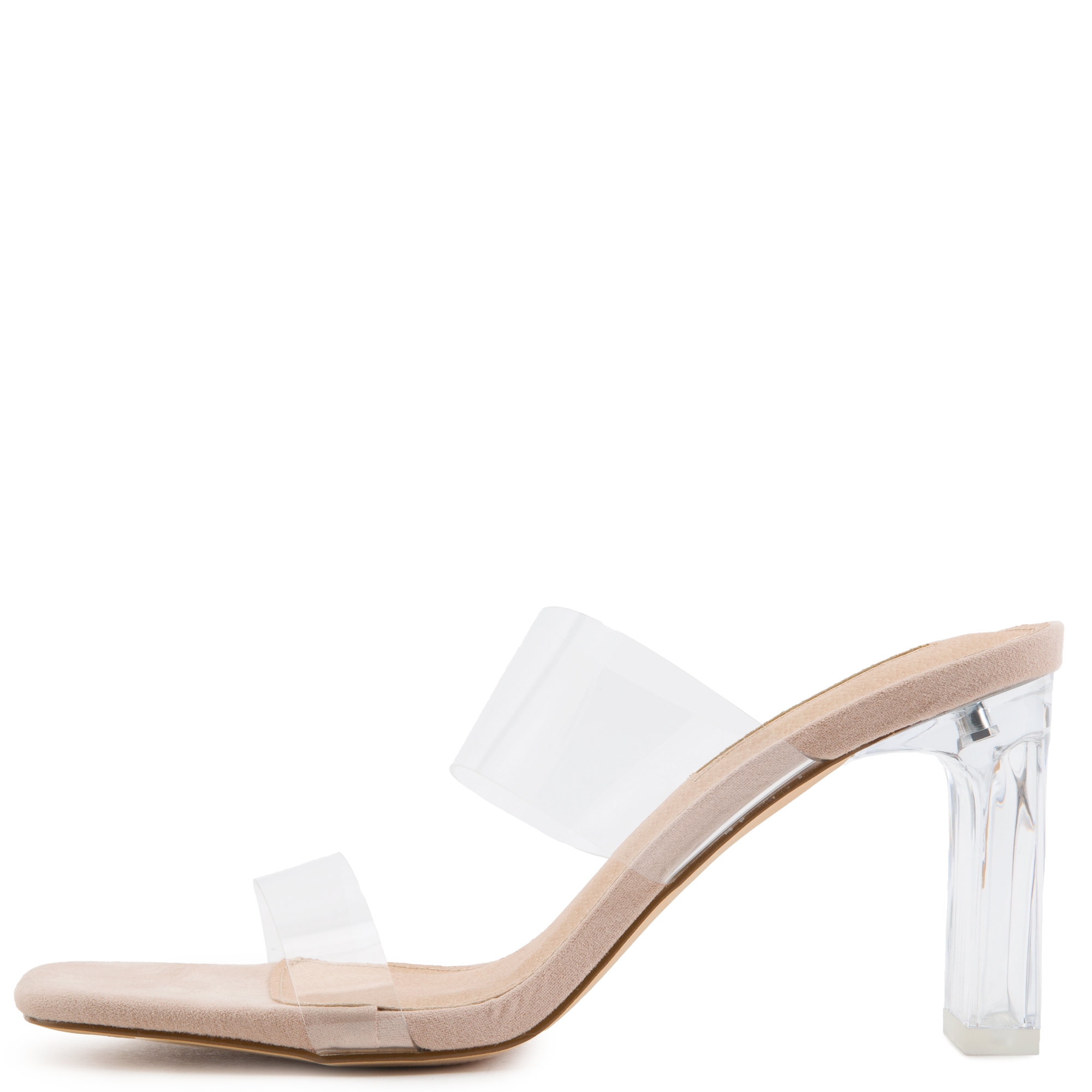 Aura-1 Heel Mules Nude