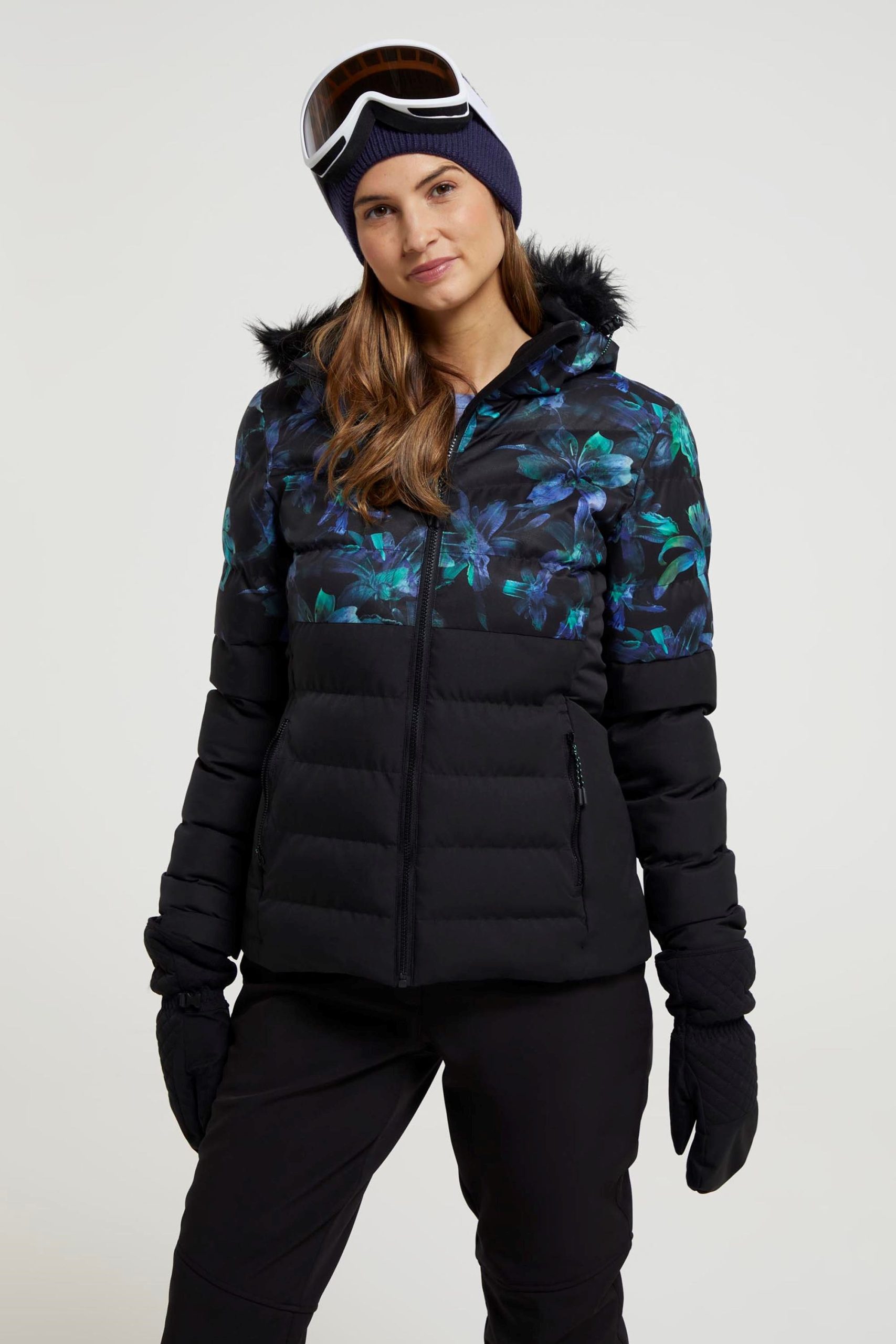 Avalanche Womens Insulated Ski Jacket - Black