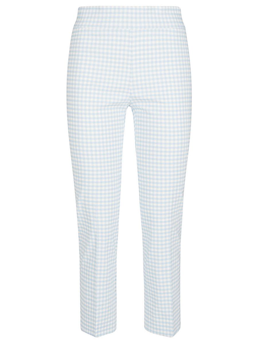 Avenue Montaigne Check Cropped Trousers