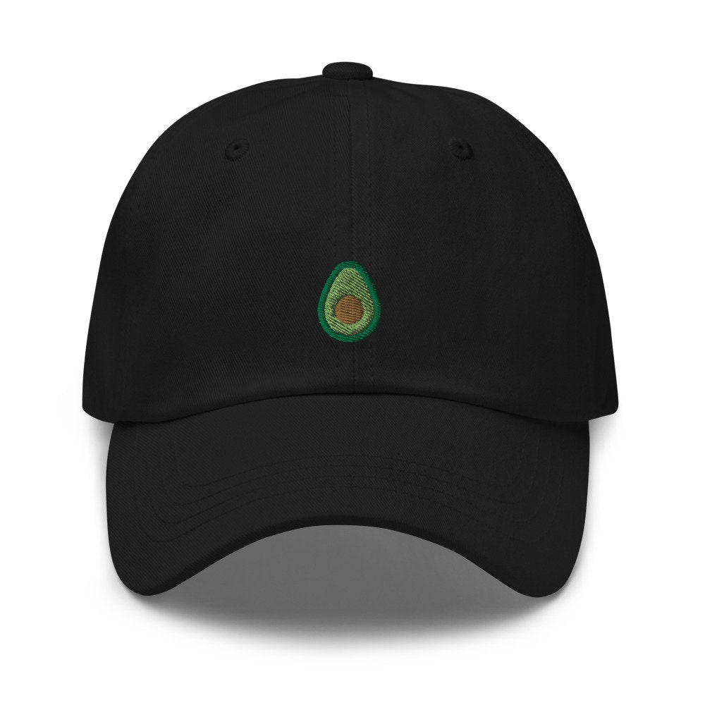 Avocado Fruit Embroidered Dad Hat, Unisex Cap, Adjustable Baseball Cap Gift For Him