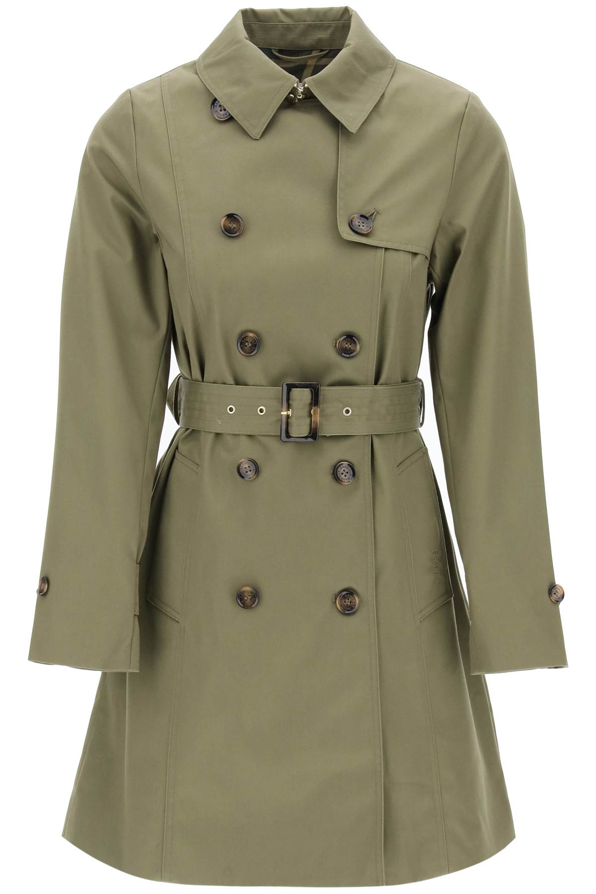 BARBOUR double-breasted trench coat for