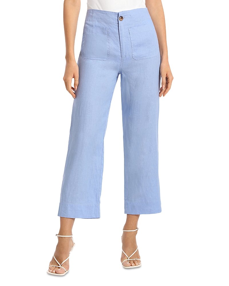 Bagatelle Linen Wide Leg Cropped Pants