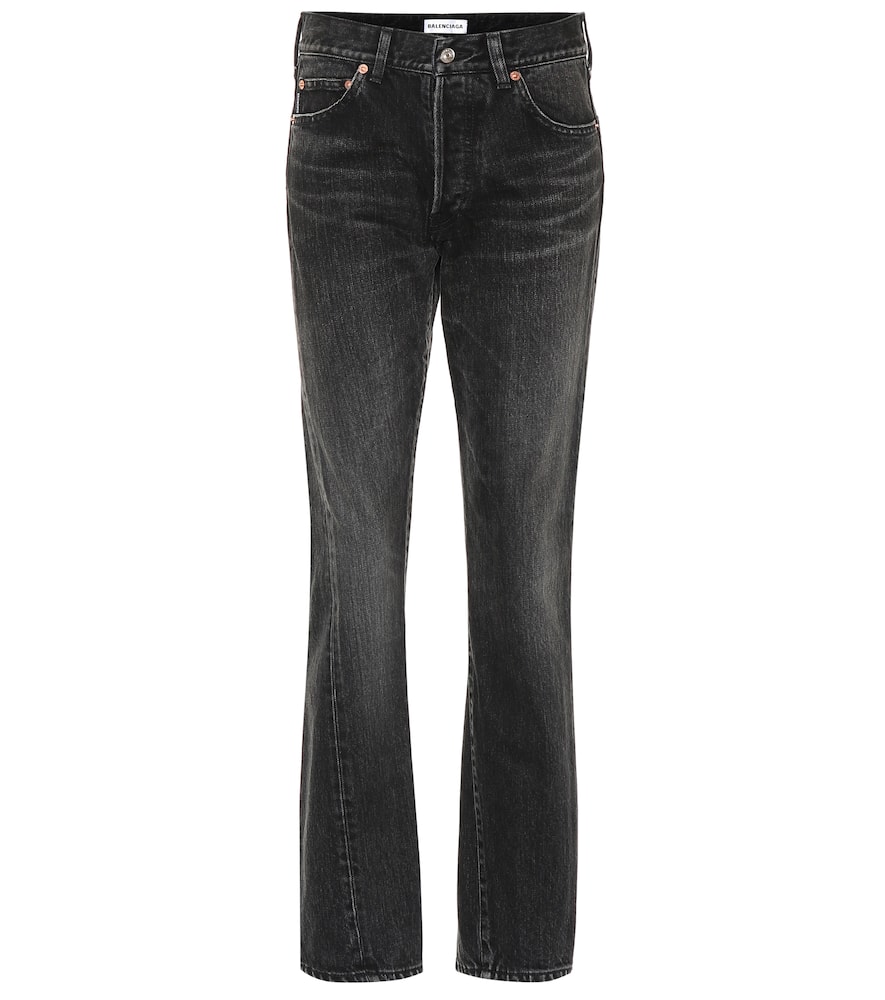 Balenciaga High-rise cotton jeans