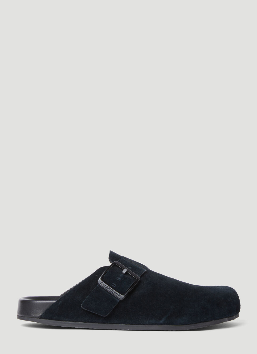 Balenciaga Suede Sunday Mules - Woman Shoes Black Eu - 36