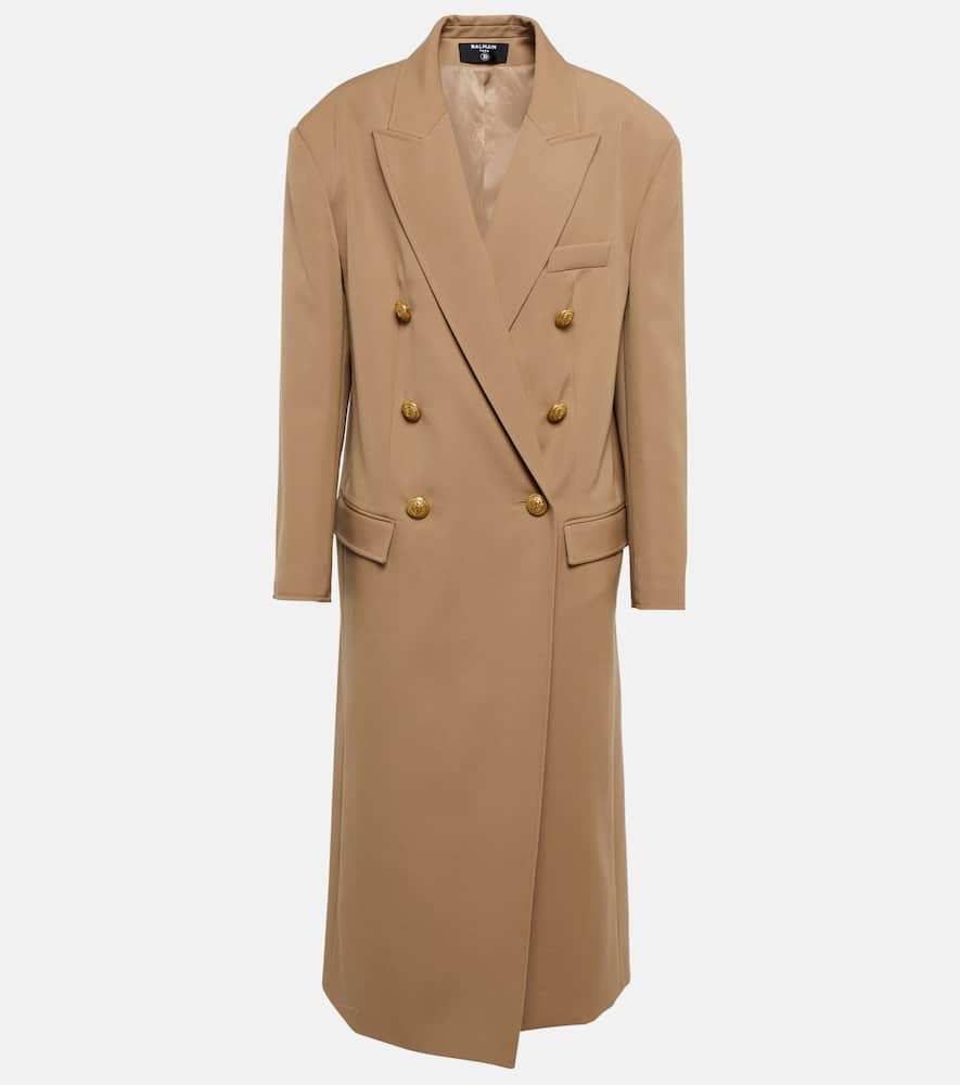 Balmain Oversized wool coat