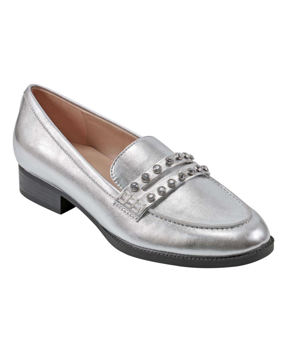 Bandolino Women's Laura Embellished Loafers - Silver