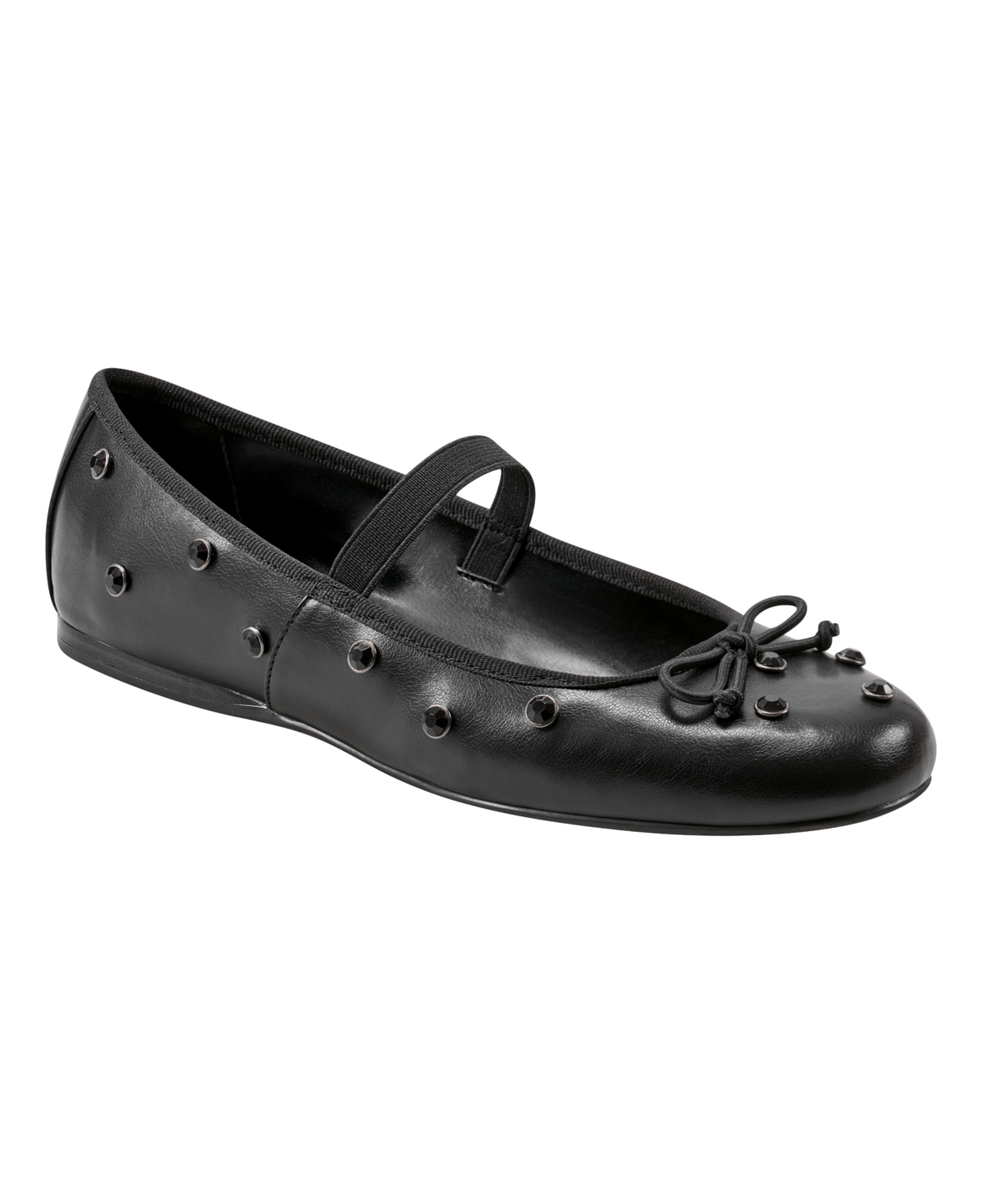 Bandolino Women's Prity Mary Jane Embellished Ballet Flats - Black